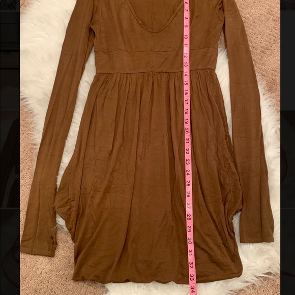 🐻Sisley comfy brown dress🐻 - Picture 8 of 10